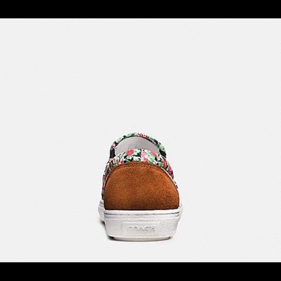 Classic White Floral Sneakers $295 - Picture 3 of 5